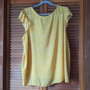 Loft flutter sleeve top